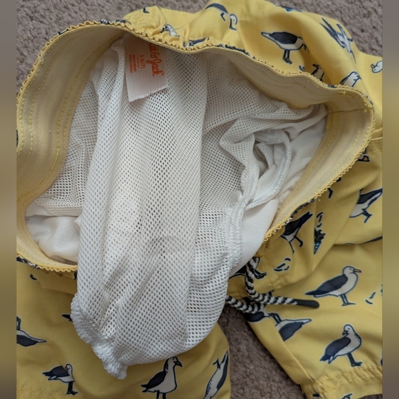 Cat & Jack Target Youth Boys Yellow Seagull Swim Trunks Small 6 / 7 - Picture 6 of 12